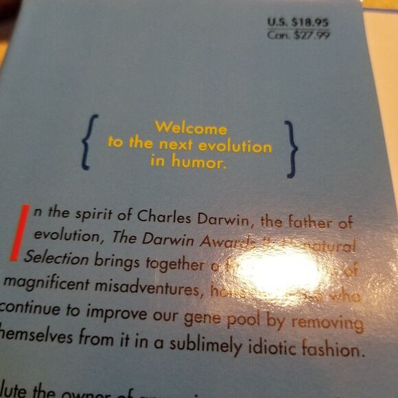The Darwin Awards II hardcover book first Printing - Picture 4 of 7